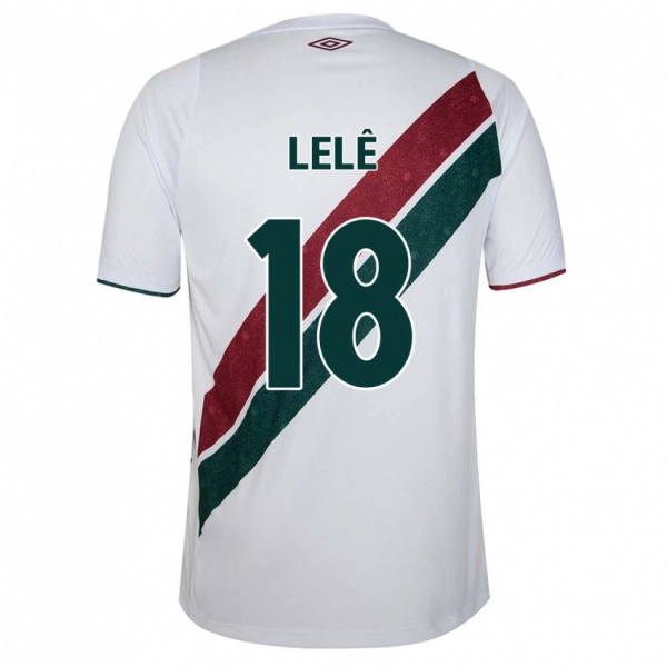 נשים Lelê #18 ירוק חום-ערמוני לבן הרחק ג'רזי 2025/26 חולצה קצרה