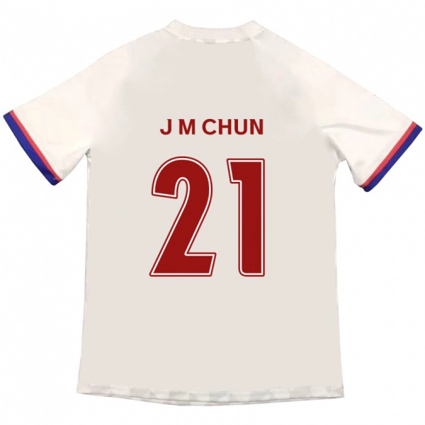 נשים Jae-Min Chun #21 כחול מלכותי אדום הרחק ג'רזי 2025/26 חולצה קצרה