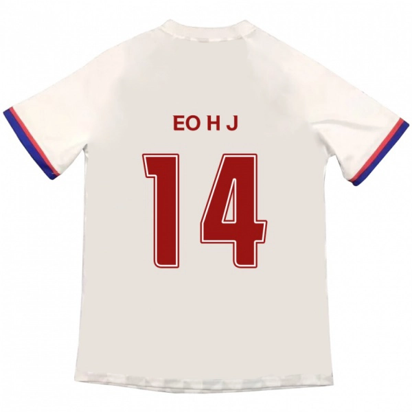 נשים Eo Hee-Jin #14 כחול מלכותי אדום הרחק ג'רזי 2025/26 חולצה קצרה