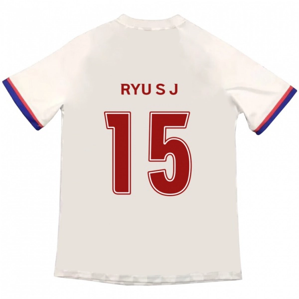 נשים Ryu Soo-Jung #15 כחול מלכותי אדום הרחק ג'רזי 2025/26 חולצה קצרה
