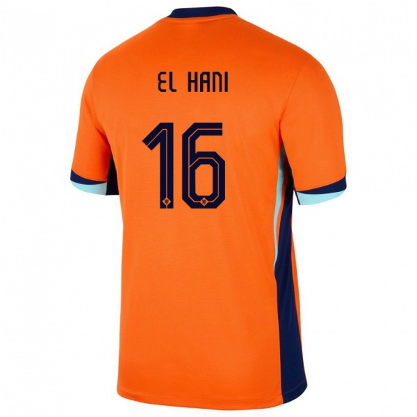 ילדים הולנד Aymean El Hani #16 תפוז ג'רזי ביתית 24-26 חולצה קצרה