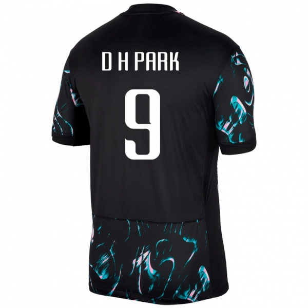 ילדים דרום קוריאה Do-Hyeon Park #9 שָׁחוֹר הרחק ג'רזי 24-26 חולצה קצרה