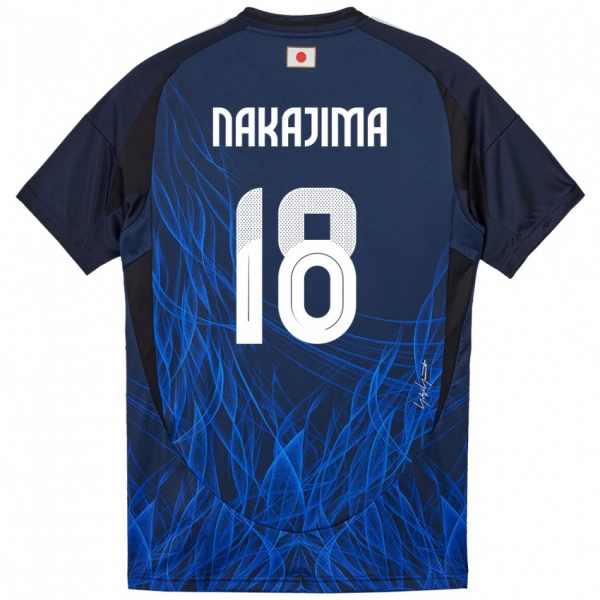 גברים יַפָּן Yotaro Nakajima #18 כחול כהה ג'רזי ביתית 24-26 חולצה קצרה