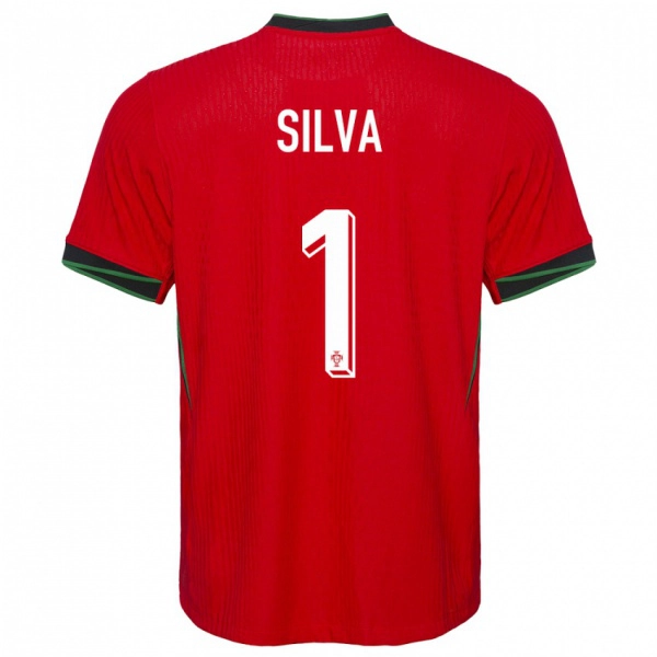 גברים פורטוגל Dinis Silva #1 אָדוֹם ג'רזי ביתית 24-26 חולצה קצרה