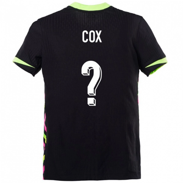 נשים אוֹסטְרַלִיָה Ethan Cox #0 כחול כהה הרחק ג'רזי 24-26 חולצה קצרה