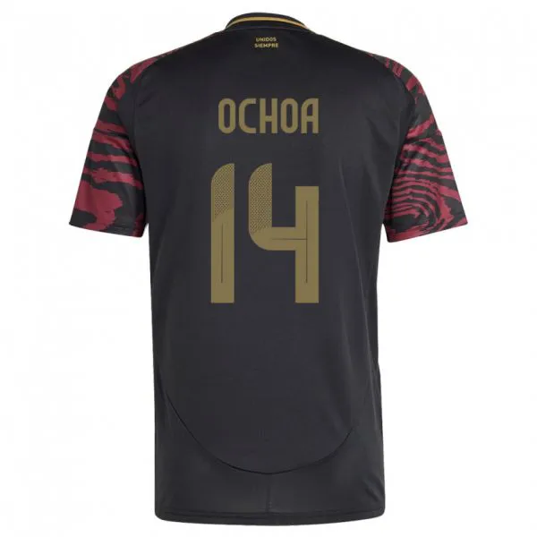 ילדים פרו Victoria Ochoa #14 שָׁחוֹר הרחק ג'רזי 24-26 חולצה קצרה