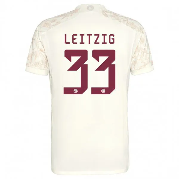 נשים ג'נינה ליציג #33 צבע קרם ג'רזי קיט שלישי 2023/24 חולצה קצרה