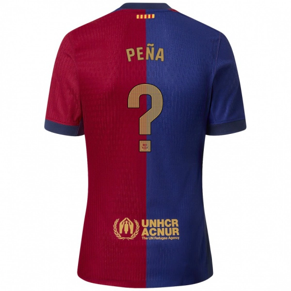ילדים Pablo Peña #0 כחול אדום ג'רזי ביתית 2024/25 חולצה קצרה