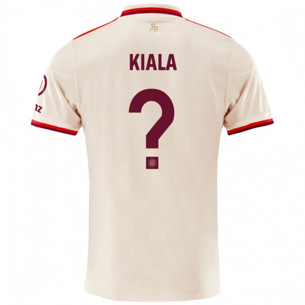 ילדים Cassiano Kiala #0 פִּשׁתָן ג'רזי קיט שלישי 2024/25 חולצה קצרה