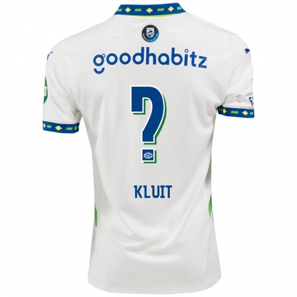 נשים Fabio Kluit #0 לבן כחול כהה ג'רזי קיט שלישי 2024/25 חולצה קצרה