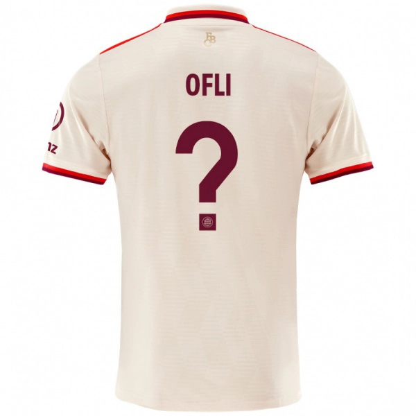 נשים Deniz Ofli #0 פִּשׁתָן ג'רזי קיט שלישי 2024/25 חולצה קצרה