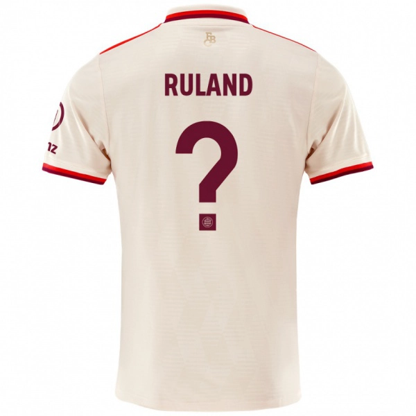 נשים Leonard Ruland #0 פִּשׁתָן ג'רזי קיט שלישי 2024/25 חולצה קצרה