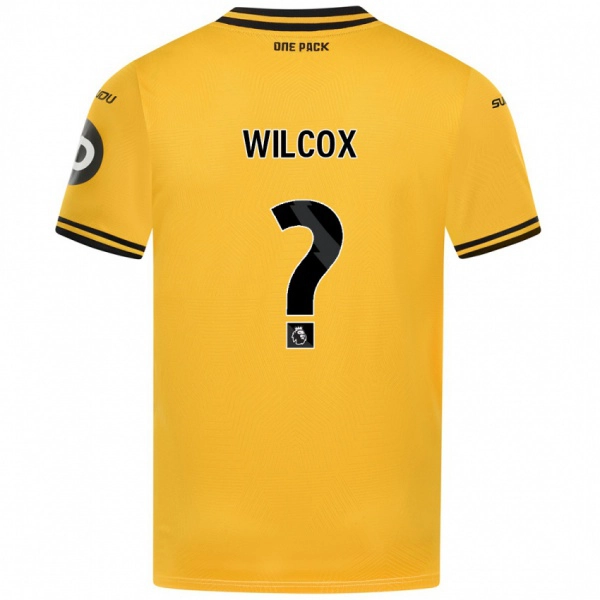 ילדים Jake Wilcox #0 צָהוֹב ג'רזי ביתית 2024/25 חולצה קצרה