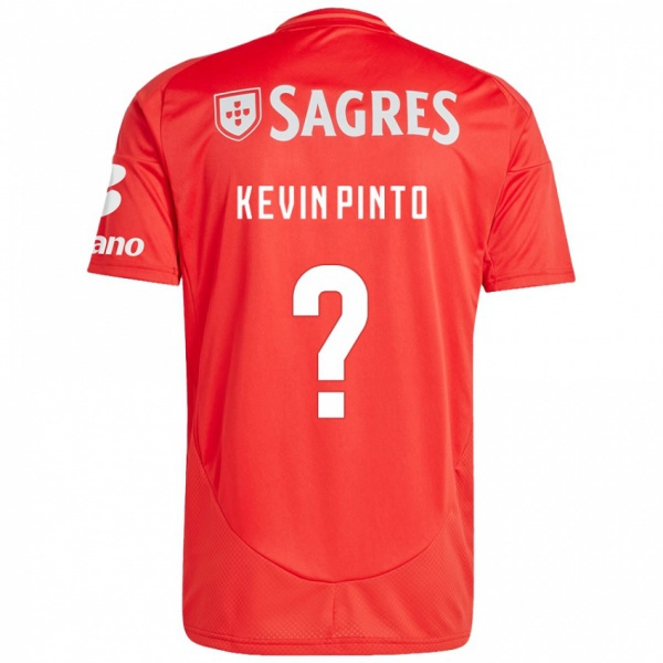 נשים Kevin Pinto #0 אדום לבן ג'רזי ביתית 2024/25 חולצה קצרה