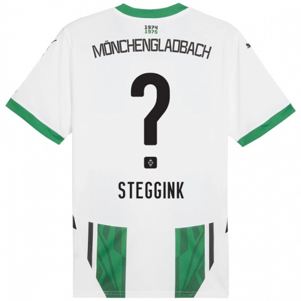נשים Lennart Steggink #0 ירוק לבן ג'רזי ביתית 2024/25 חולצה קצרה