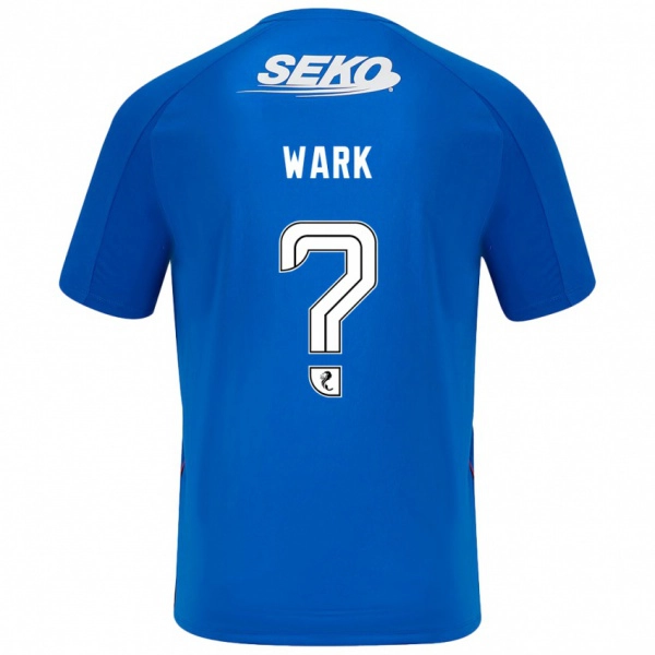 גברים Lyle Wark #0 כחול כהה ג'רזי ביתית 2024/25 חולצה קצרה