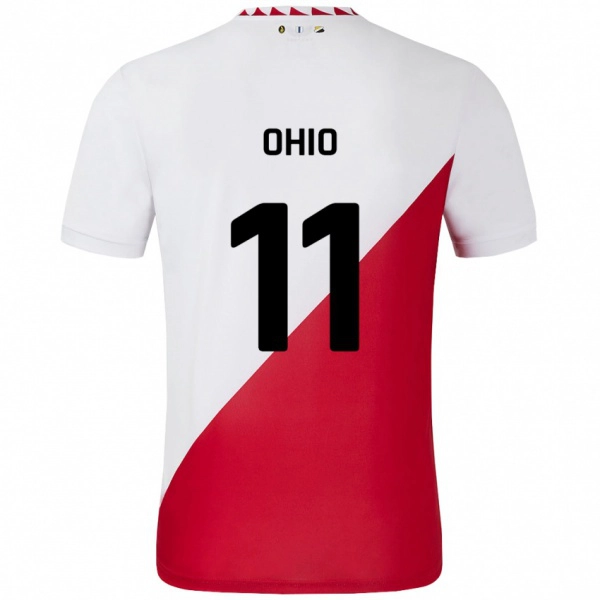 גברים Noah Ohio #11 לבן אדום ג'רזי ביתית 2024/25 חולצה קצרה