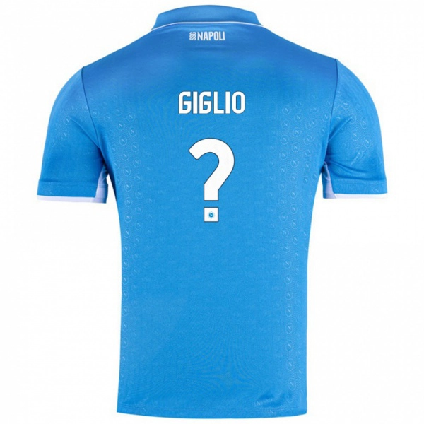 גברים Angelo Giglio #0 שמיים כחולים ג'רזי ביתית 2024/25 חולצה קצרה