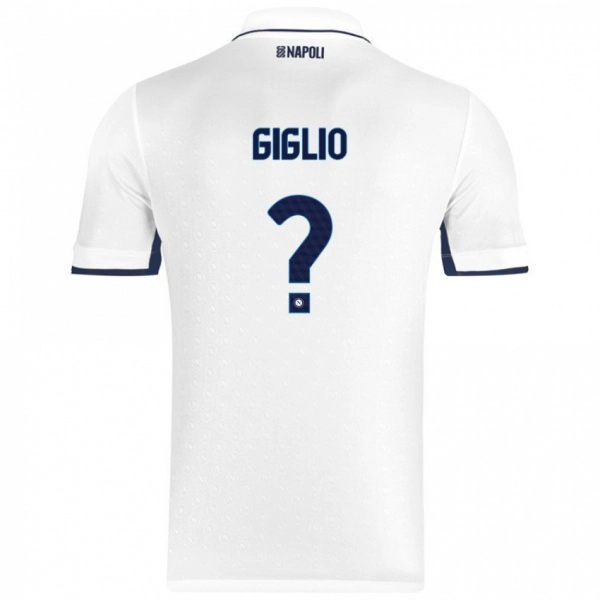 גברים Angelo Giglio #0 כחול רויאל לבן הרחק ג'רזי 2024/25 חולצה קצרה