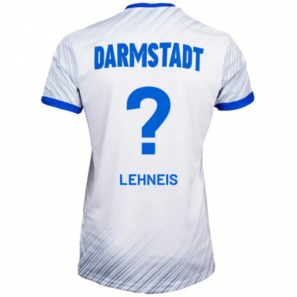 ילדים Daniel Lehneis #0 לבן כחול הרחק ג'רזי 2024/25 חולצה קצרה