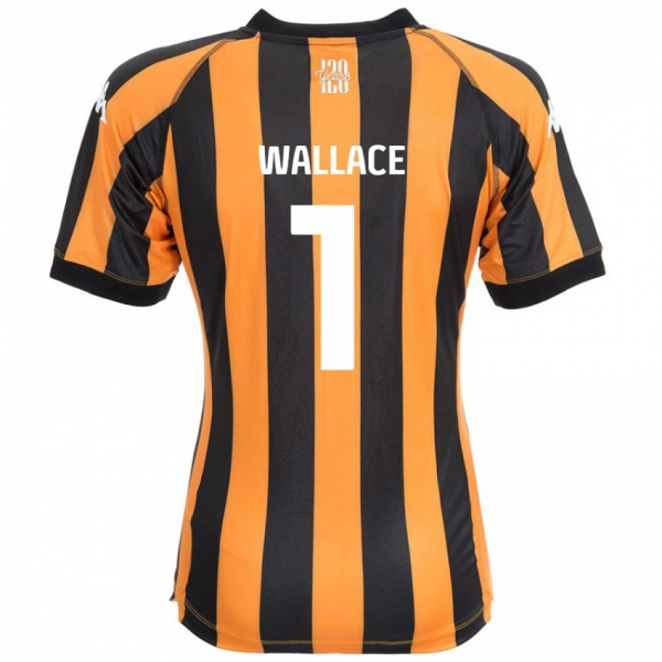 ילדים Abbi Wallace #1 ענבר שחור ג'רזי ביתית 2024/25 חולצה קצרה