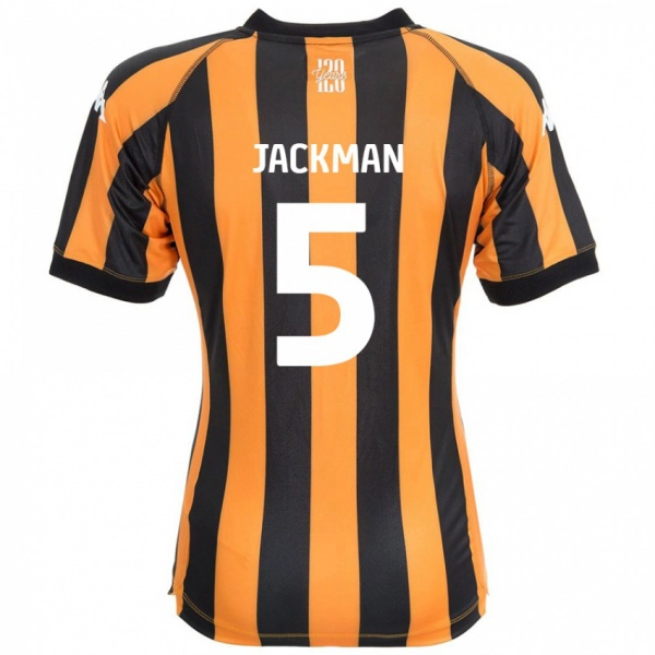 ילדים Ellice Jackman #5 ענבר שחור ג'רזי ביתית 2024/25 חולצה קצרה