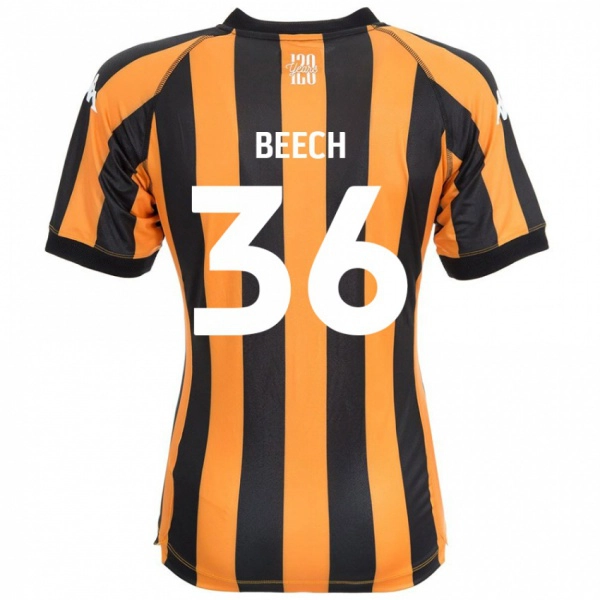 ילדים Amy Beech #36 ענבר שחור ג'רזי ביתית 2024/25 חולצה קצרה