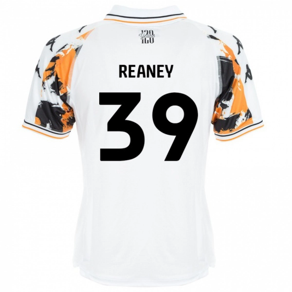 ילדים Mollie Reaney #39 לָבָן הרחק ג'רזי 2024/25 חולצה קצרה