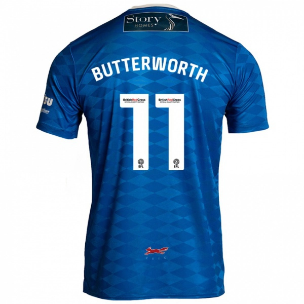 גברים Daniel Butterworth #11 כְּחוֹל ג'רזי ביתית 2024/25 חולצה קצרה