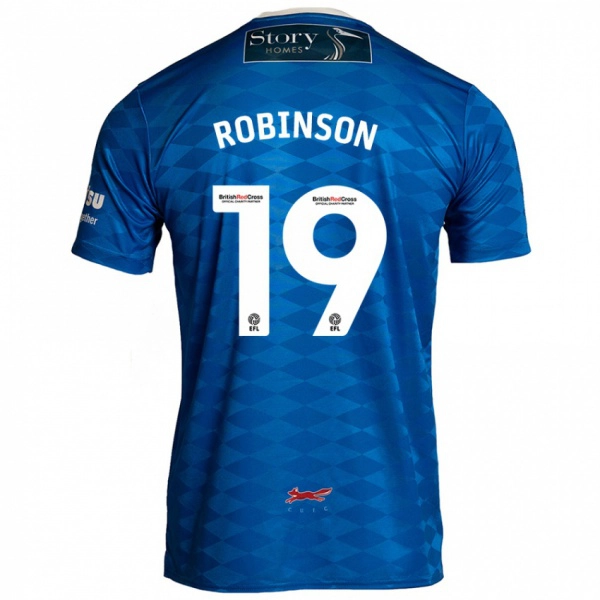 גברים Jack Robinson #19 כְּחוֹל ג'רזי ביתית 2024/25 חולצה קצרה