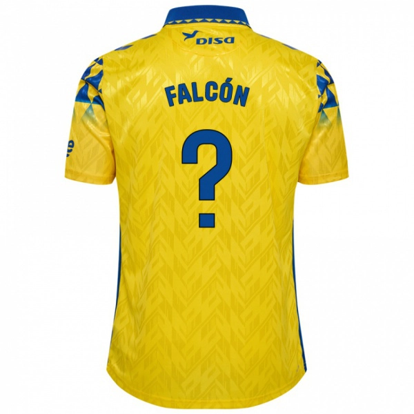 גברים Toni Falcón #0 צהוב כחול ג'רזי ביתית 2024/25 חולצה קצרה