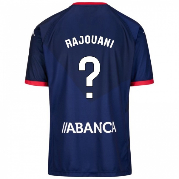גברים Ayman Rajouani #0 כָּחוֹל כֵּהֶה הרחק ג'רזי 2024/25 חולצה קצרה