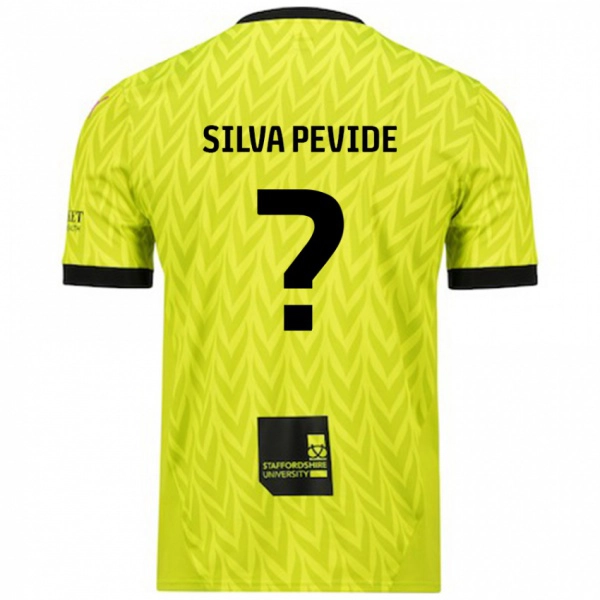 נשים Joao Silva Pevide #0 ירוק פלורסנט הרחק ג'רזי 2024/25 חולצה קצרה