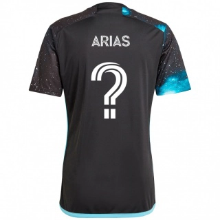 ילדים Justin Arias #0 תכלת שמיים ג'רזי ביתית 2025/26 חולצה קצרה
