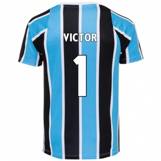ילדים Paulo Victor Vidotti #1 לבן כחול ג'רזי ביתית 2025/26 חולצה קצרה