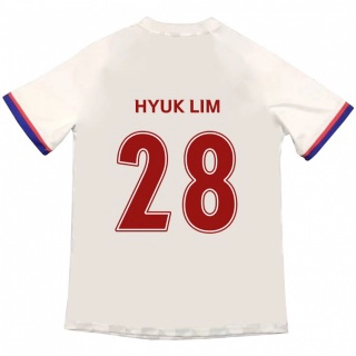ילדים Hyuk Lim #28 כחול מלכותי אדום הרחק ג'רזי 2025/26 חולצה קצרה