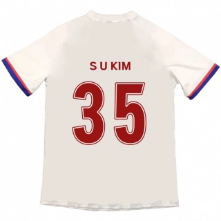 ילדים Seung-Un Kim #35 כחול מלכותי אדום הרחק ג'רזי 2025/26 חולצה קצרה