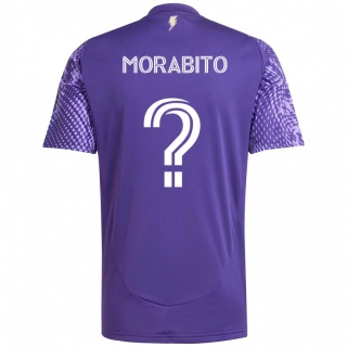 גברים Massimo Morabito #0 לבן סגול ג'רזי ביתית 2025/26 חולצה קצרה