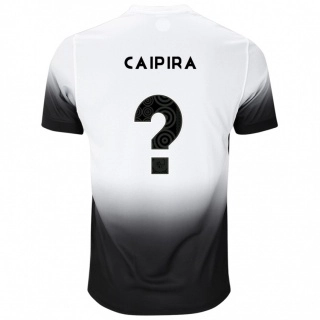 גברים Caipira #0 שחור לבן ג'רזי ביתית 2025/26 חולצה קצרה