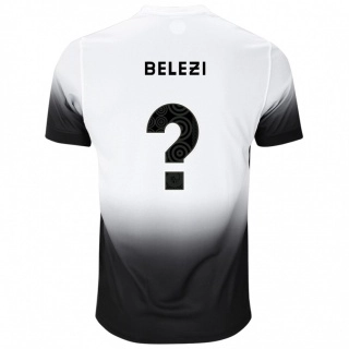 גברים Lucas Belezi #0 שחור לבן ג'רזי ביתית 2025/26 חולצה קצרה