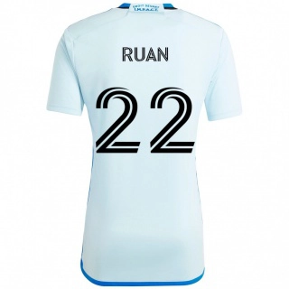 גברים Ruan #22 כחול כהה שחור הרחק ג'רזי 2025/26 חולצה קצרה