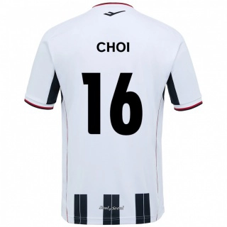 גברים Jun Choi #16 שחור אדום הרחק ג'רזי 2025/26 חולצה קצרה