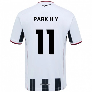גברים Park Hee-Young #11 שחור אדום הרחק ג'רזי 2025/26 חולצה קצרה