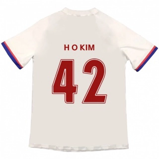 גברים One-Hyung Kim #42 כחול מלכותי אדום הרחק ג'רזי 2025/26 חולצה קצרה