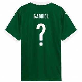 נשים Arthur Gabriel #0 לבן ירוק ג'רזי ביתית 2025/26 חולצה קצרה
