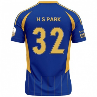 נשים Sung-Hyun Park #32 לבן תכלת שמיים ג'רזי ביתית 2025/26 חולצה קצרה