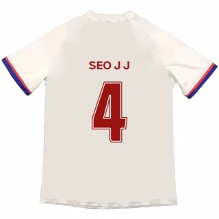נשים Seo Jin-Ju #4 כחול מלכותי אדום הרחק ג'רזי 2025/26 חולצה קצרה