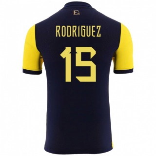 ילדים אקוודור Juan Rodríguez #15 צהוב ג'רזי ביתית 24-26 חולצה קצרה