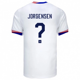 גברים ארצות הברית Owen Jorgensen #0 לבן ג'רזי ביתית 24-26 חולצה קצרה
