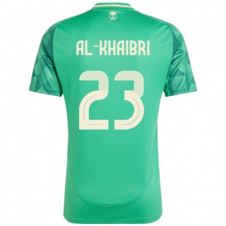 גברים ערב הסעודית Thamer Al-Khaibri #23 יָרוֹק ג'רזי ביתית 24-26 חולצה קצרה